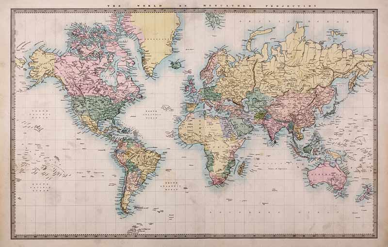 map of the world